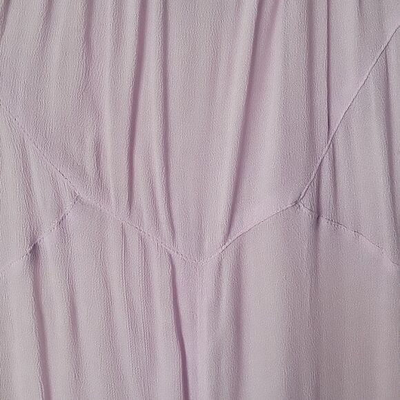 Free People XS Hazy Days Maxi Slip Dress Summer Sexy Purple Boho Ruffle Coquette - Picture 6 of 16